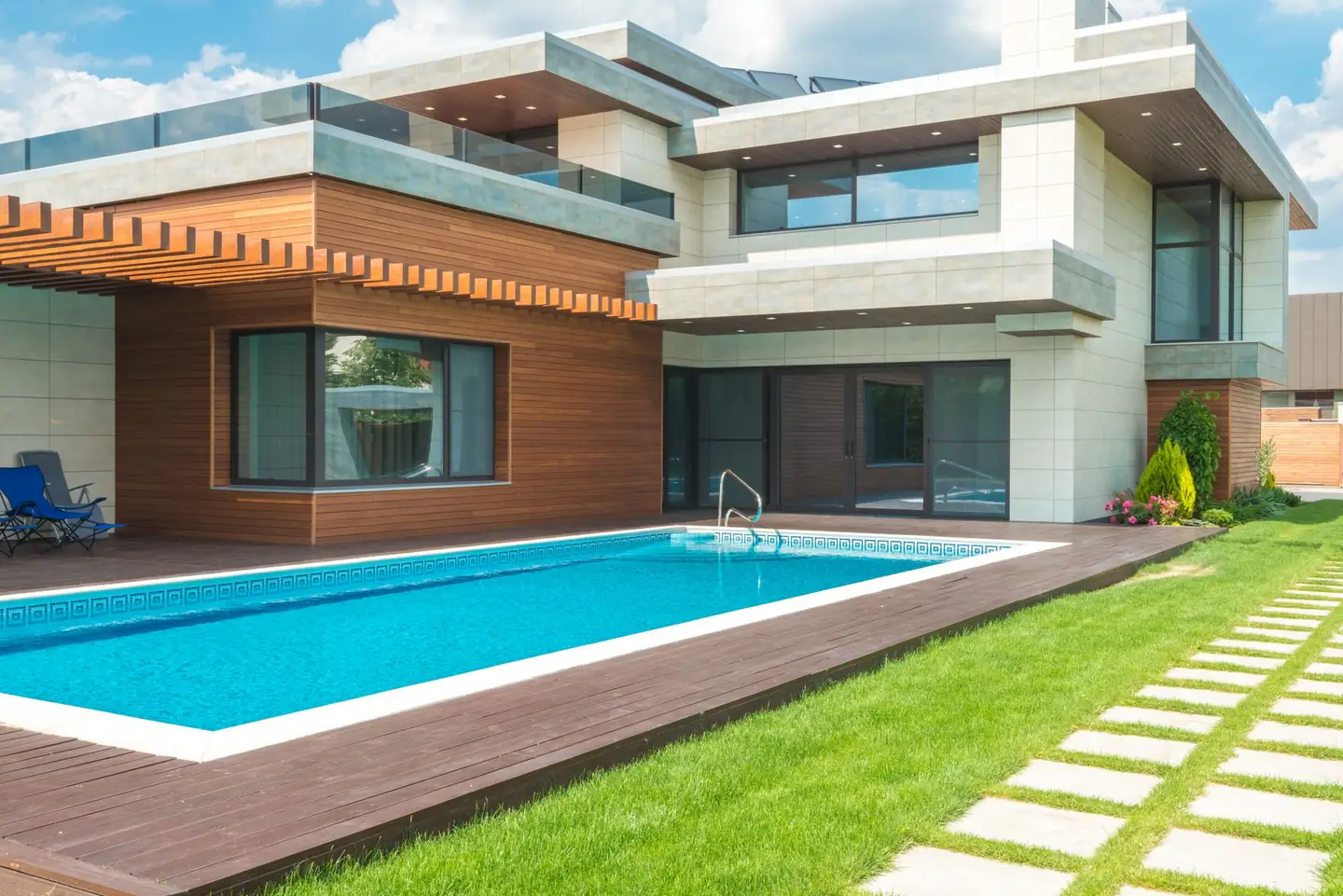 Swimming pool built in Waterview, NSW